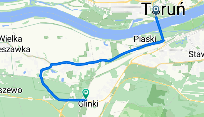 Bulwar Filadelfijski, Toruń do Szubińska, Toruń