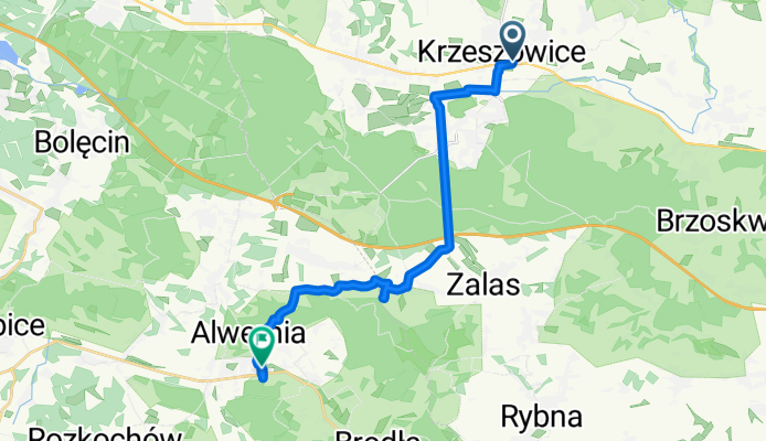 Legionów Polskich do Osiedle Chemików