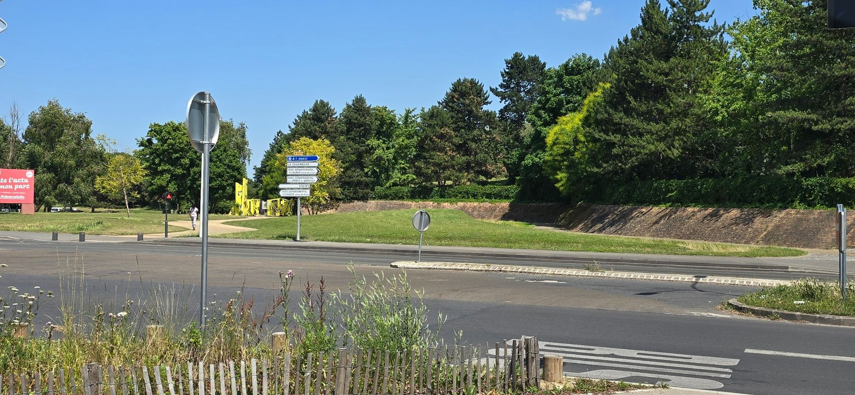 Petite sortie à VTT VAE. Paris - Parc Georges Valbon