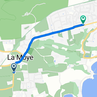 Rue de la Corbière, St Brelade to Le Clos des Sables, St Brelade