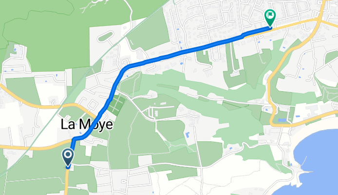 Rue de la Corbière, St Brelade to Le Clos des Sables, St Brelade