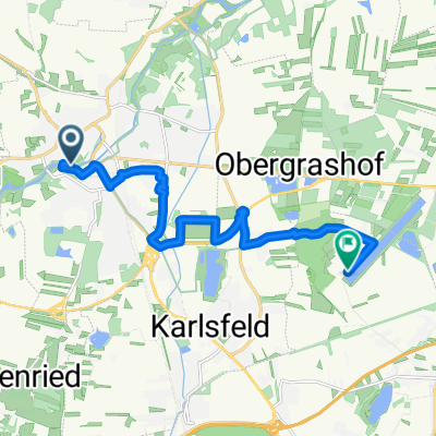 Am Alten Wehr nach Kuppelfeldstraße