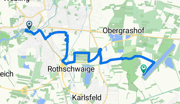 Am Alten Wehr nach Kuppelfeldstraße