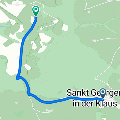 Sankt Georgen in der Klaus nach Baumgarten