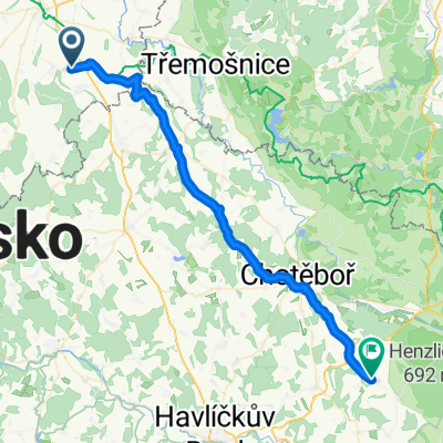 Žleby - Přibyslav