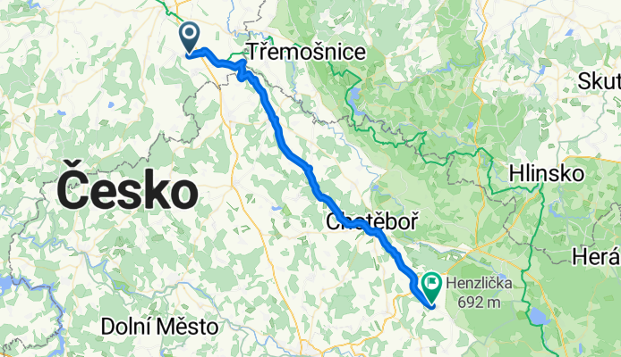Žleby - Přibyslav