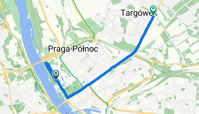 Wybrzeże Helskie, Warszawa do Zamiejska, Warszawa
