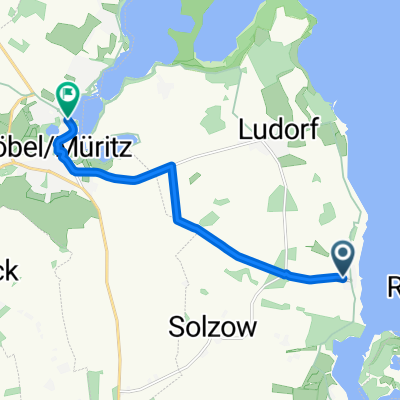 Route in Südmüritz