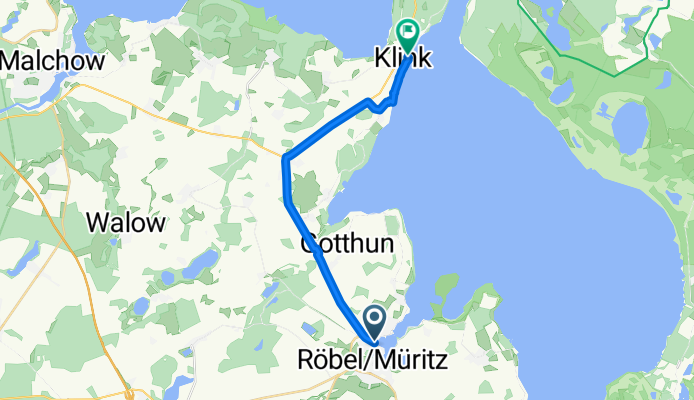 Von Südmüritz bis Klink