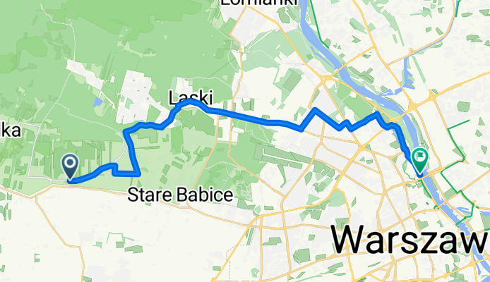 Trakt Królewski, Wojcieszyn до Bulw Z Religi, Варшава