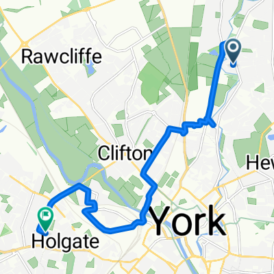 Meadowfields Drive, York to Burnsall Drive, York