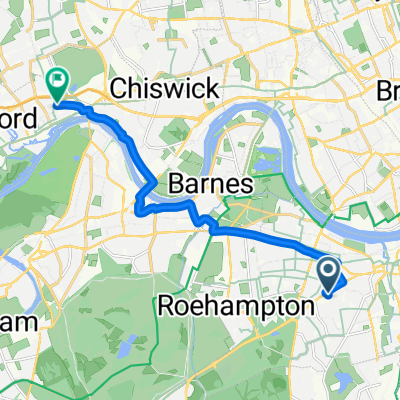Repton House, London to Clayponds Lane, Brentford