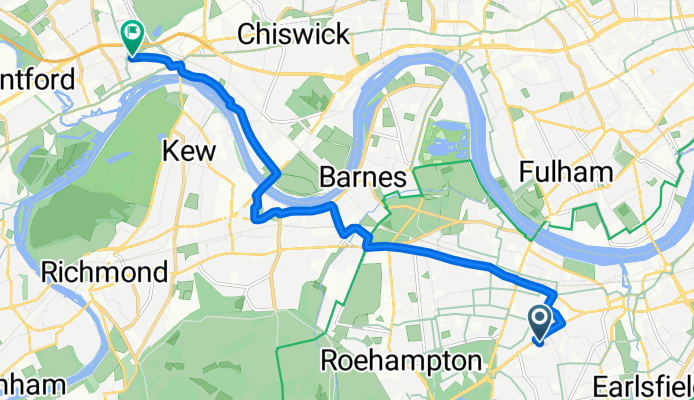 Repton House, London to Clayponds Lane, Brentford