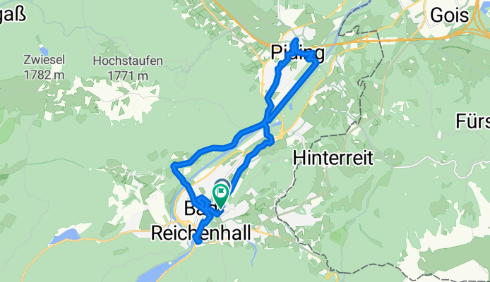 Baderstraße, Bad Reichenhall nach Baderstraße, Bad Reichenhall