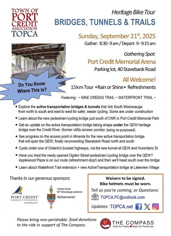 Port Credit - Bridges, Tunnels and Trails