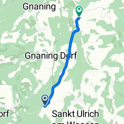 Wutschdorf, Heiligenkreuz am Waasen nach Rosental, Fernitz-Mellach