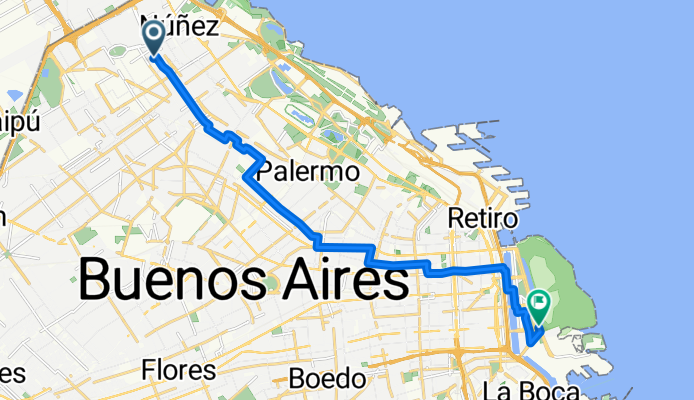 De Juana Azurduy a Avenida Doctor Tristán Achával RodrĂguez