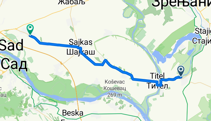 Dimitrija Tudžovića, Zrenjanin to Isidore Sekulic, Novi Sad