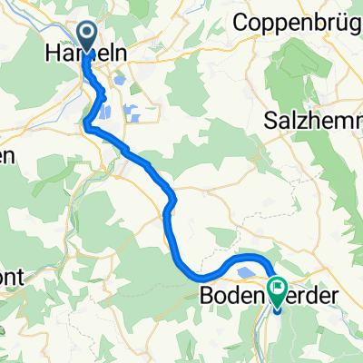 Osterstraße, Hameln nach Schillerstraße, Bodenwerder
