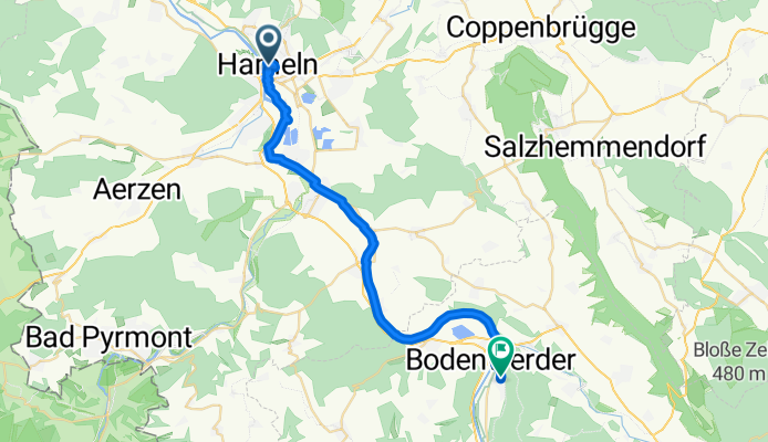 Osterstraße, Hameln nach Schillerstraße, Bodenwerder