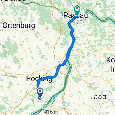 Birkenweg, Bad Füssing nach Höllgasse, Passau