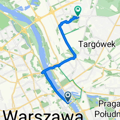 bulw B Grzymały-Siedleckiego, Warszawa do Chodecka, Warszawa