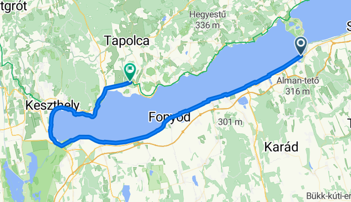 Balatonföldvár - Badacsonytomaj