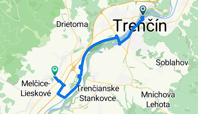 Na Ostrove to Adamovské Kochanovce