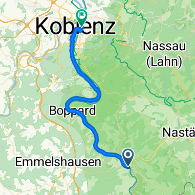 Heerstraße, Sankt Goar to Rheinsteigufer, Koblenz