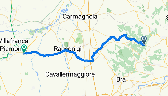 Via Re Umberto I, Monteu Roero a Via Mario Locatelli, Moretta