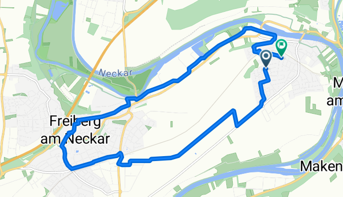 Robert-Koch-Straße, Benningen am Neckar nach Robert-Koch-Straße, Benningen am Neckar