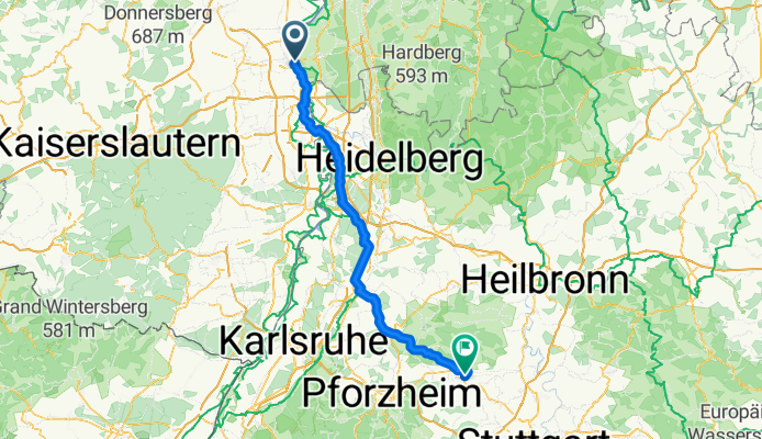 Worms - Vaihingen an der Enz