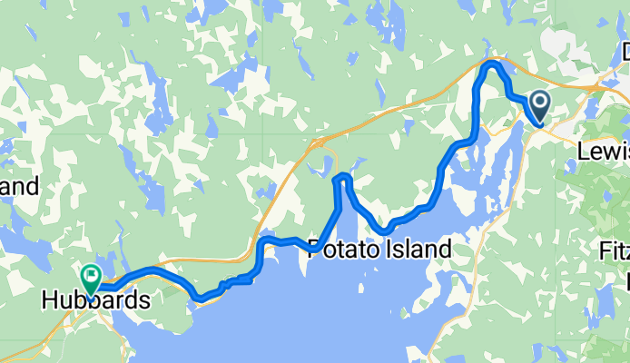 Upper Tantallon to Hubbards on the Trail