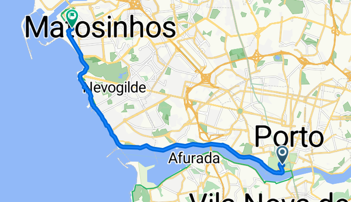 Camino Português Day 1 - Rua da Bainharia, Porto to Rua do Godinho, Matosinhos