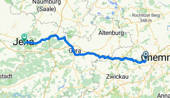 Limbach-Oberfrohna - Iéna