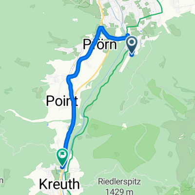 Rottach-Egern nach Südliche Hauptstraße, Kreuth