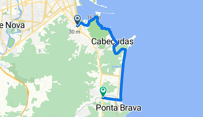 Rua José Copertino Chaves, Itajaí a Rua Valdir Martins, Itajaí