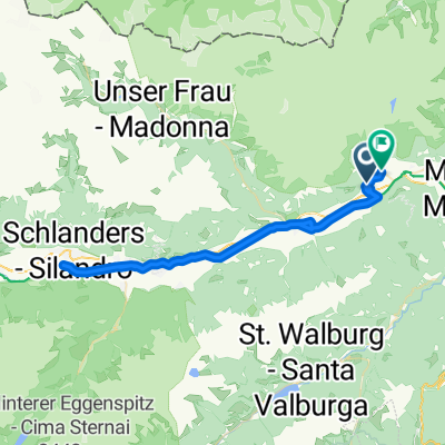 46.676, 11.060 nach 46.682, 11.072