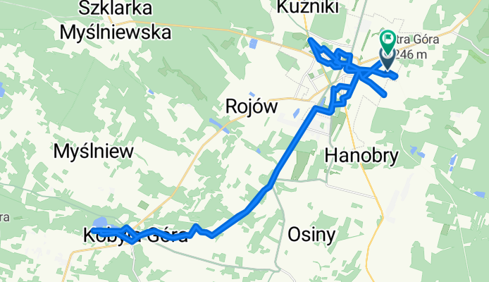 Spokojna, Ostrzeszów do Podmiejska, Ostrzeszów