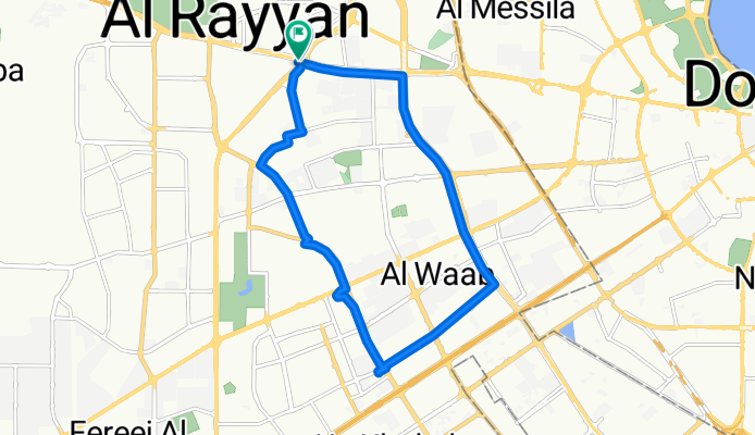 Al Rayyan Al Jadeed Street, Al Rayyan to Al Rayyan Al Jadeed Street, Al Rayyan