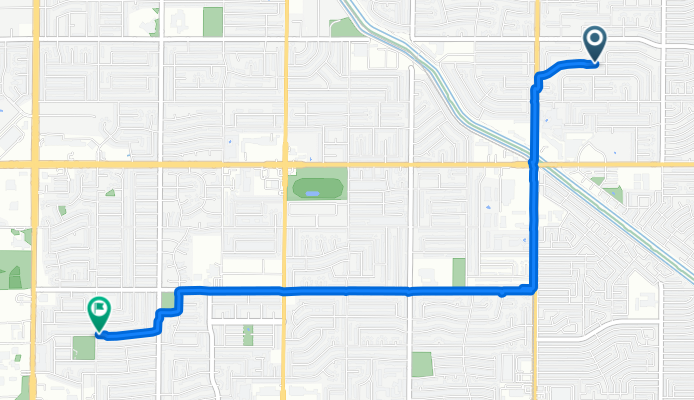 W Garden Dr, Phoenix to W Vogel Ave, Glendale