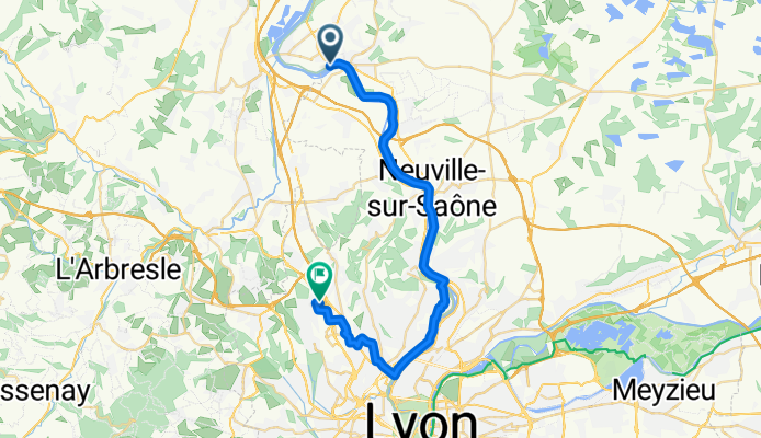 Tag 30b: Trévoux-Dardilly(Lyon)