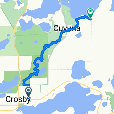 E Main St, Crosby to Eagle Ridge Rd, Aitkin