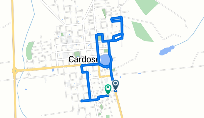 De Rua Luzia Magri Barbosa a Rua do Ceará