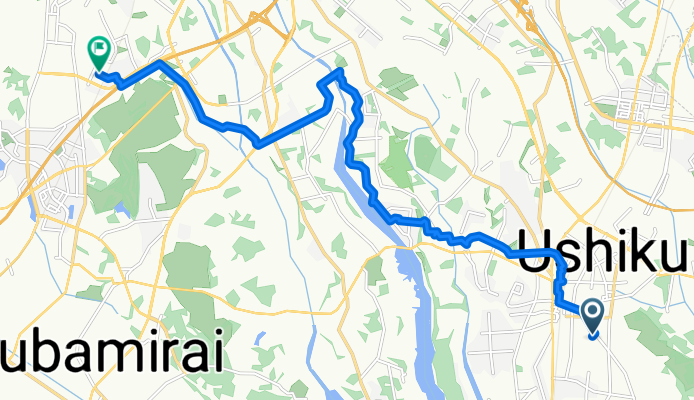 南3丁目, 牛久市へみどりの南, つくば市
