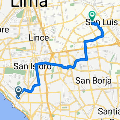 De Calle Enrique Palacios a Augusto Durand