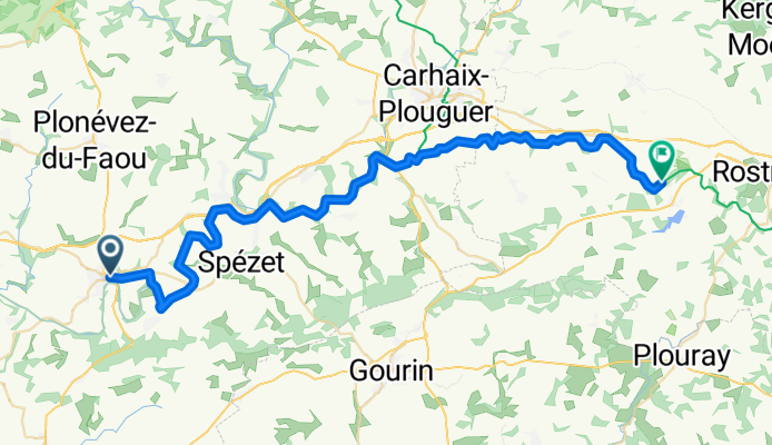 Châteauneuf-du-Faou - Glomel