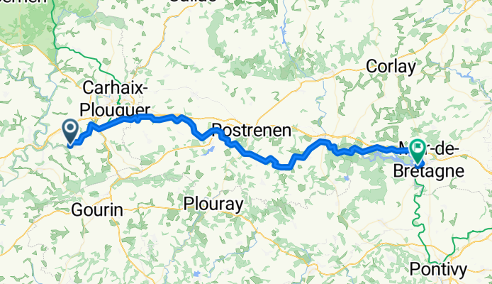 Cléden-Poher - Mûr-de-Bretagne