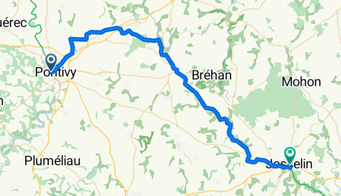 From Pontivy to Josselin