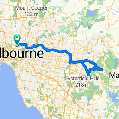 weekend ride to Dandenongs